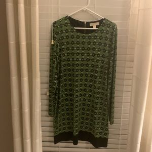 Green and Brown Michael Kors dress, XL